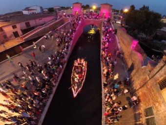 Sognando una parata di barche i festa